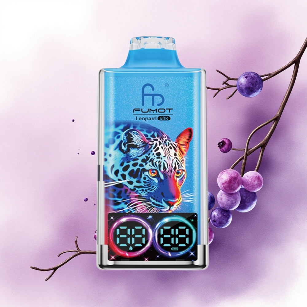 Fumot Leopard 40K Puffs Amestec de Fructe de Pădure cu 5 Nicotină și 700mAh