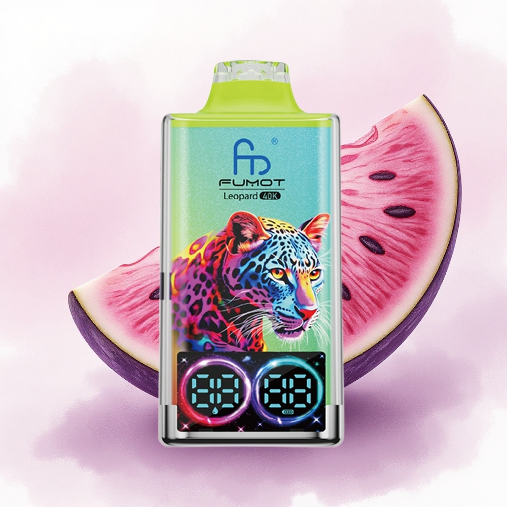 Fumot Leopard 40K Puffs Pepene Gheață 5 Nicotin 700mAh Baterie Dual Mesh