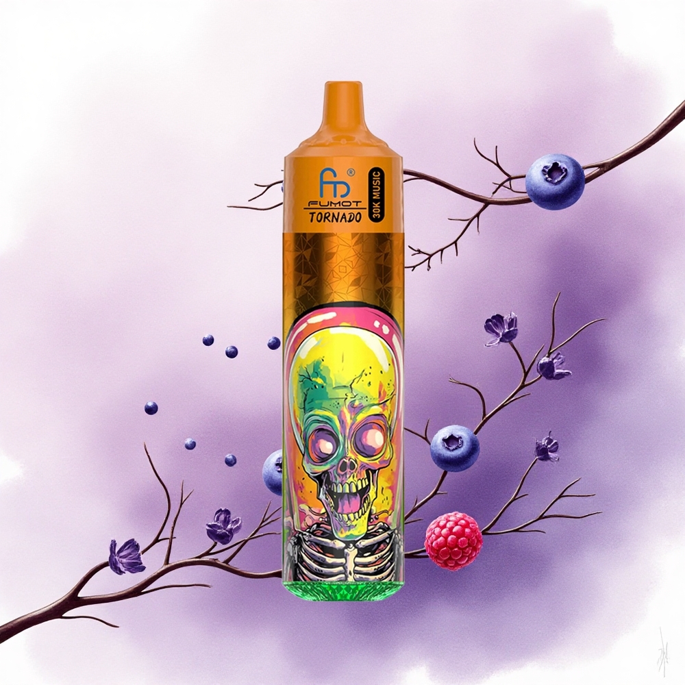 Fumot Randm Tornado 30000 Puffs Afine Zmeură 30mL 5 nicotine 600mAh