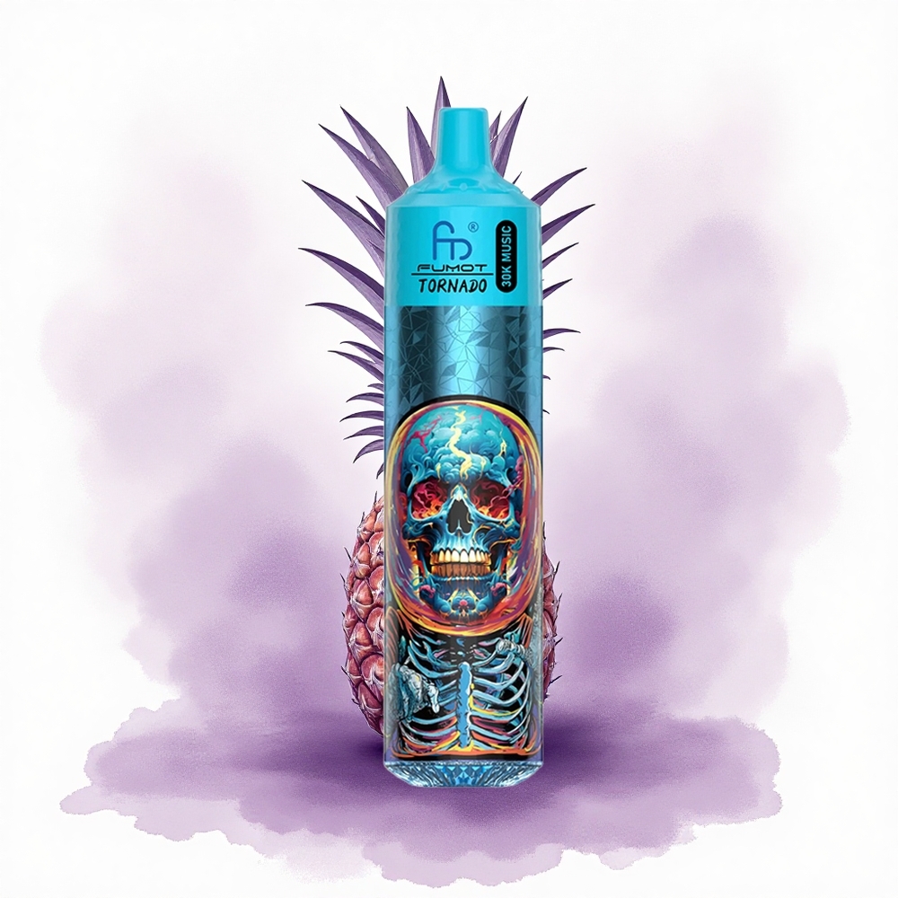 Fumot Randm Tornado 30000 Puffs Ananas Gheață cu 30mL și 5 nicotină