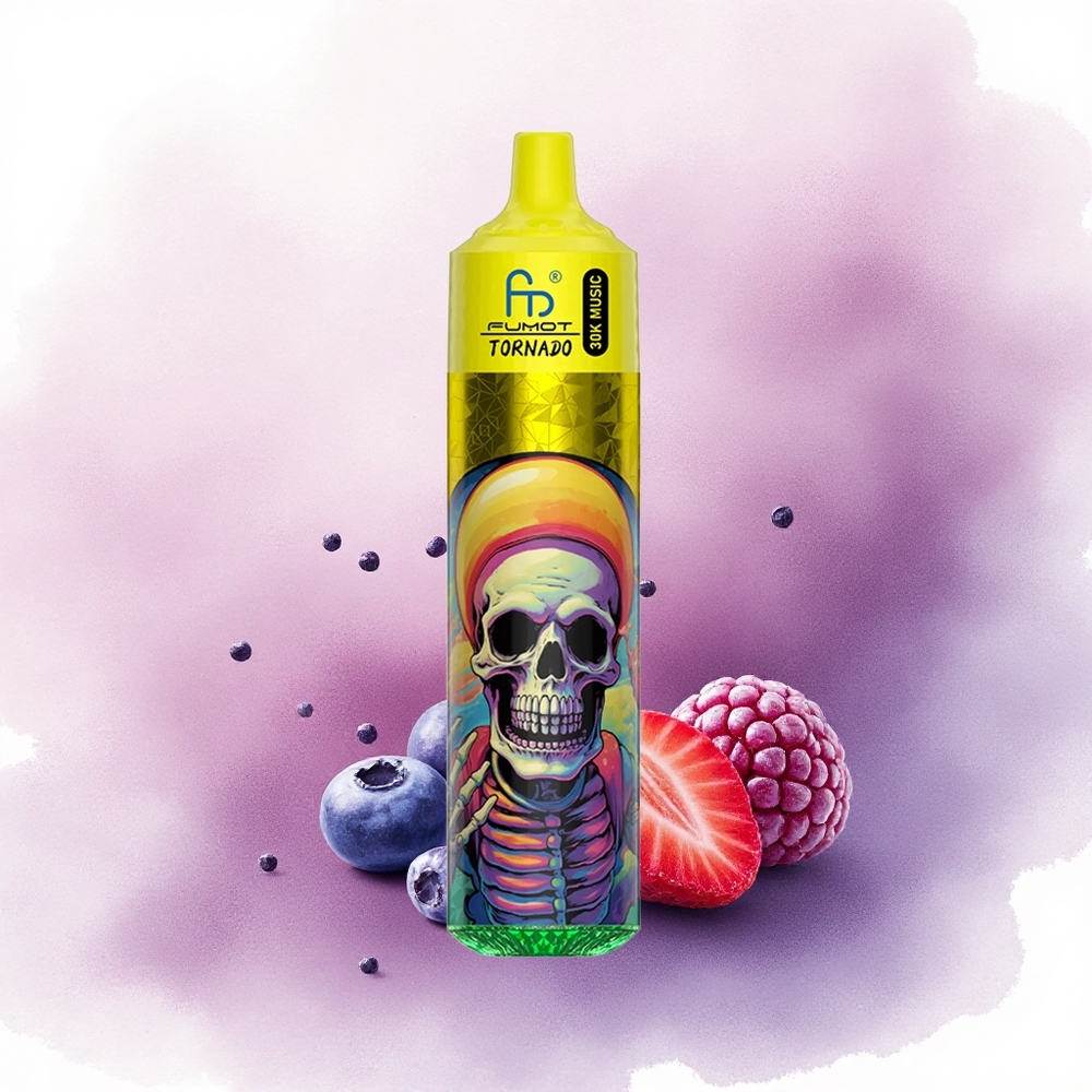 Fumot Randm Tornado 30000 Puffs Căpșună Afină Zmeură cu 30mL și 5 nicotină