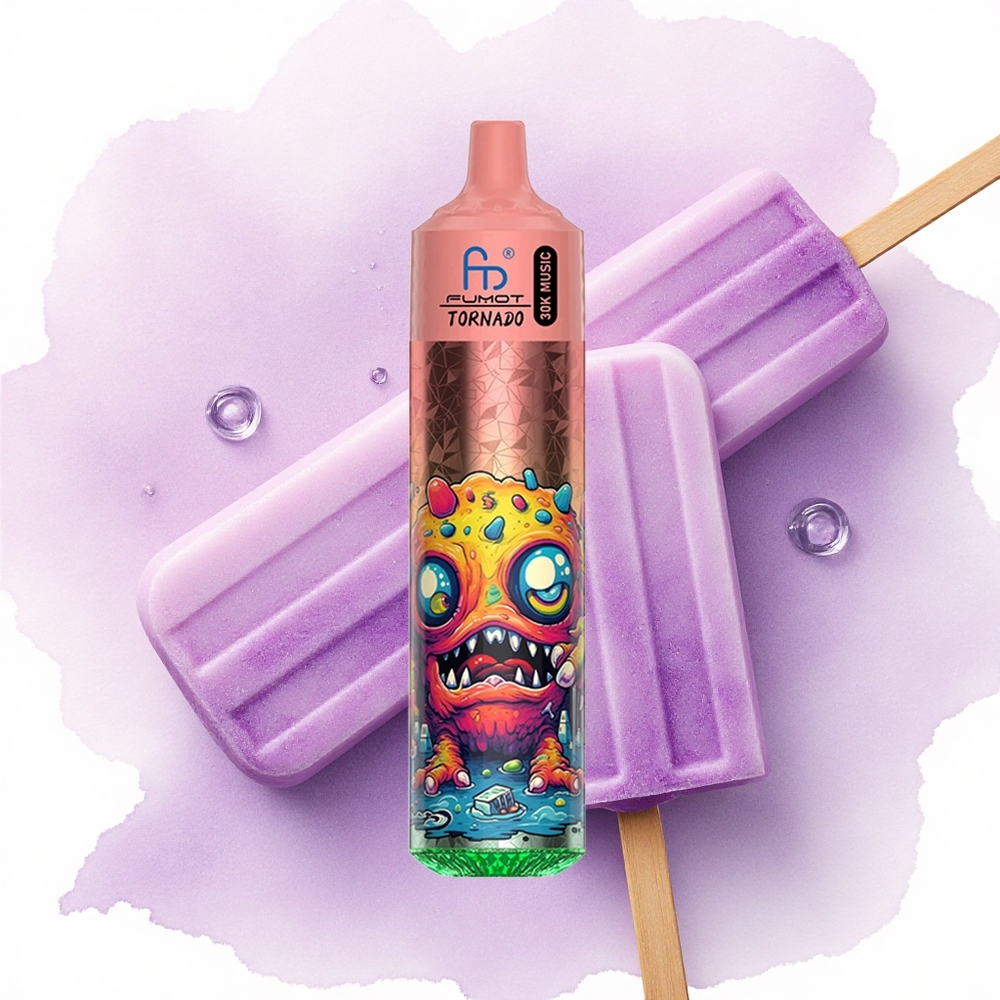 Fumot Randm Tornado 30000 Puffs Popsicle Reîncărcabil 600mAh cu Nicotină 5 30mL