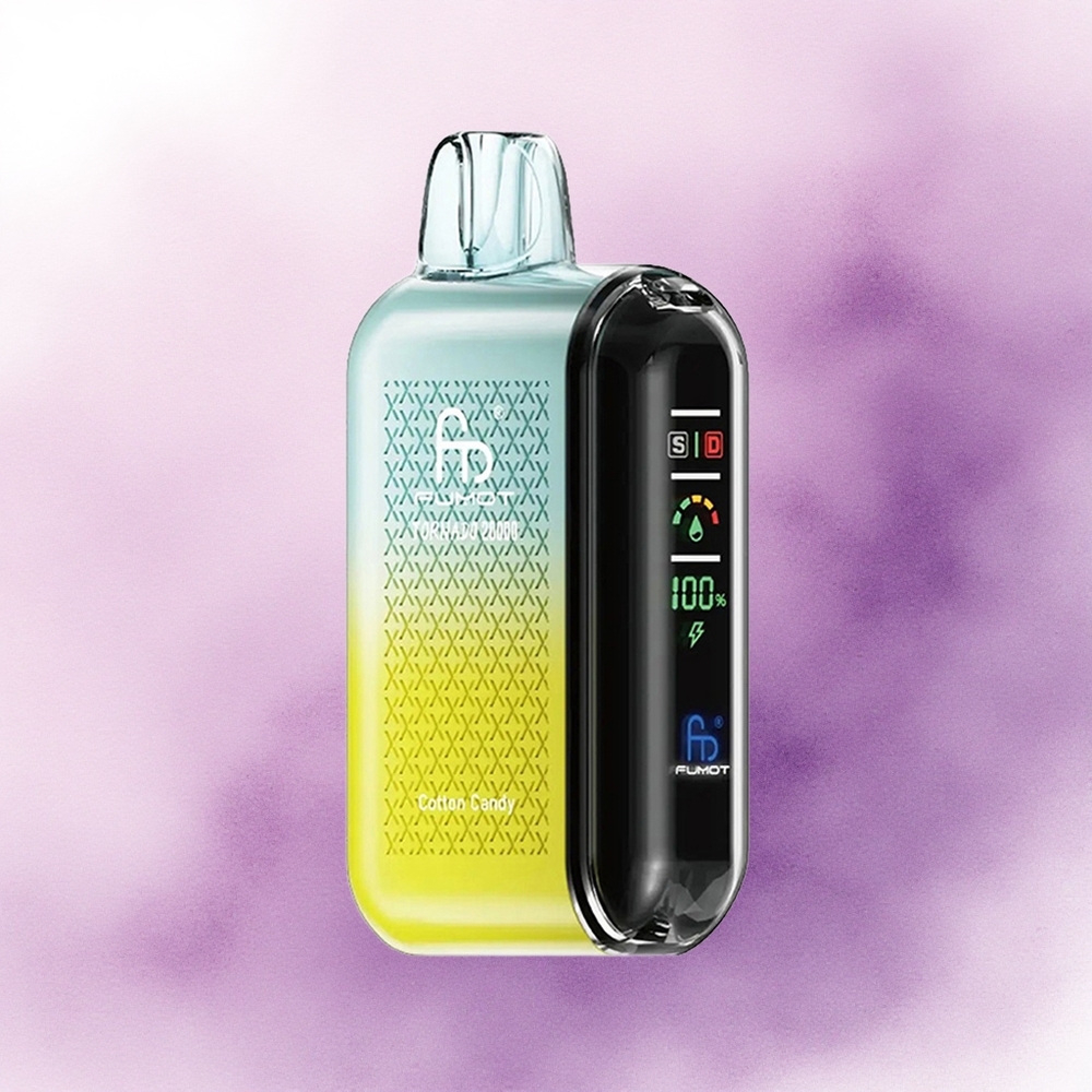 Fumot Tornado 20000 Puffs Bomboană de Bumbac Dual Mesh 850mAh 2 Nicotină