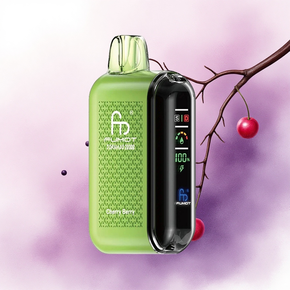 Fumot Tornado 20000 Puffs Cireșea Dulce Dual Mesh Coil 850mAh