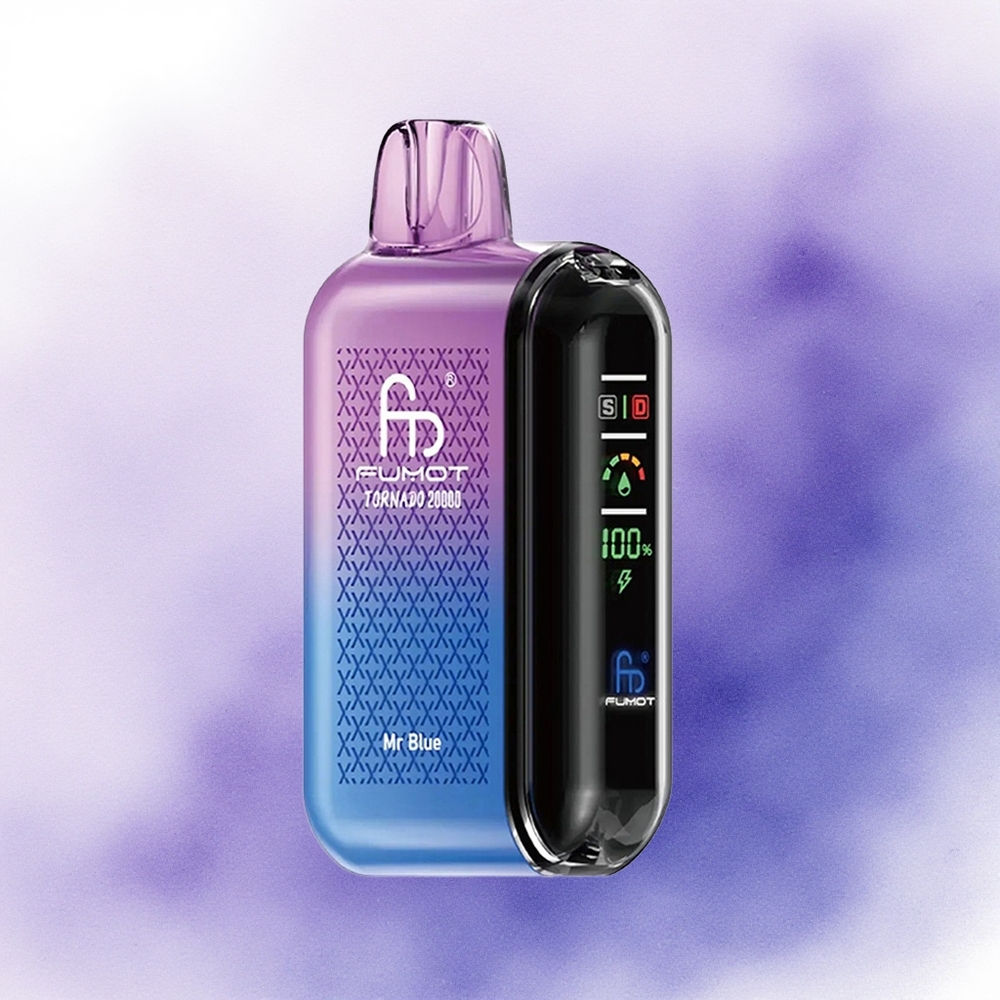 Fumot Tornado 20000 Puffs Domnul Albastru cu 20ml Lichid și 850mAh
