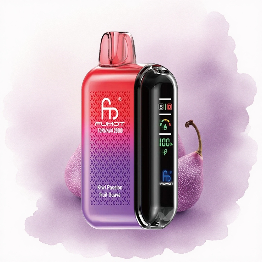 Fumot Tornado 20000 Puffs Maracuja Guava Kiwi cu 2 Nicotină și 850mAh