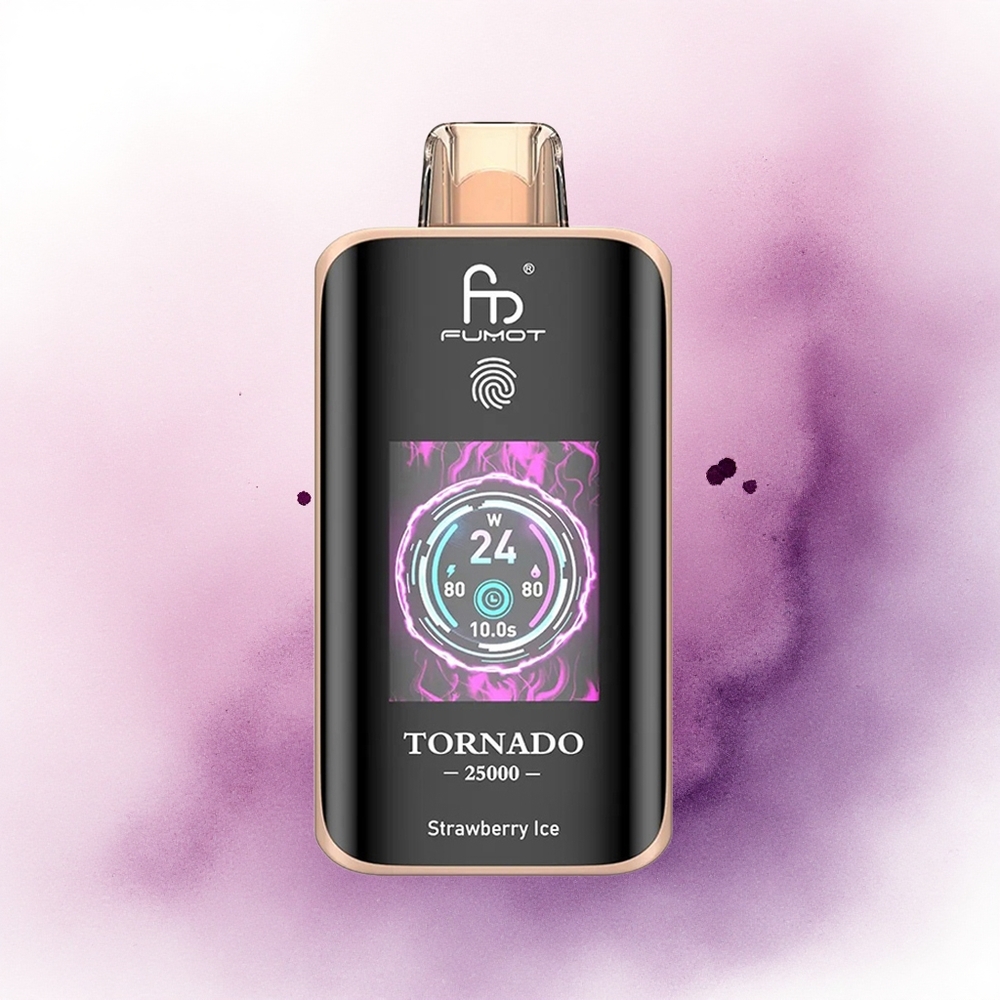 Fumot Tornado 25000 Puffs Căpșună Gheață 700mAh 20ml Nicotină 5