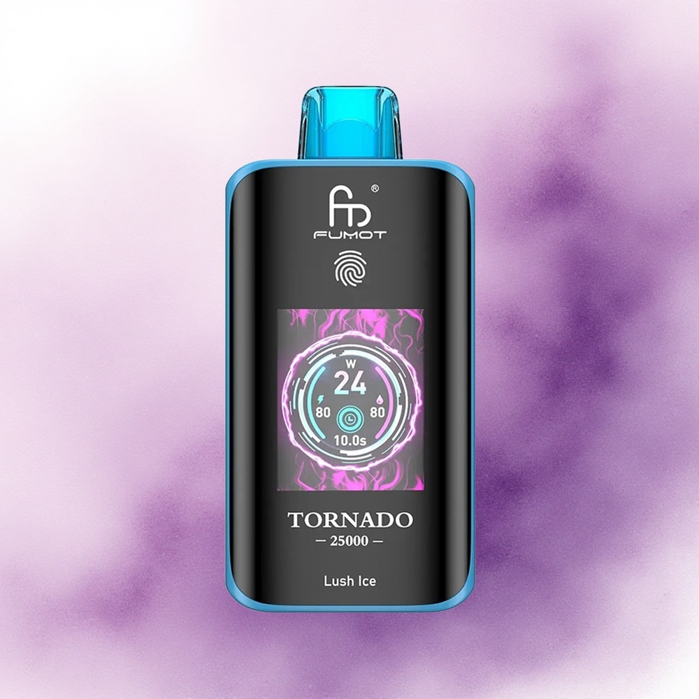 Fumot Tornado 25000 Puffs Gheață Lushos HD cu 20ml și 700mAh
