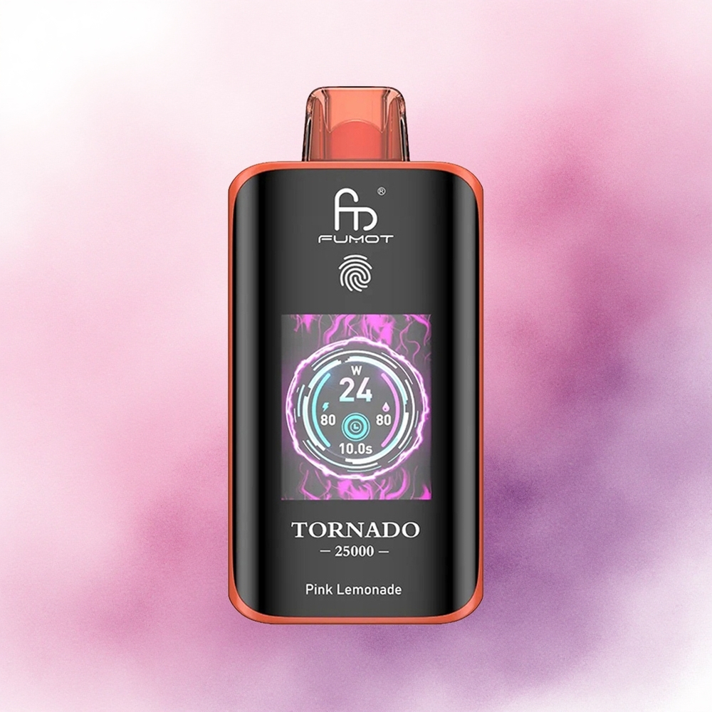 Fumot Tornado 25000 Puffs Limonadă Roz cu 700mAh și 20ml Lichid