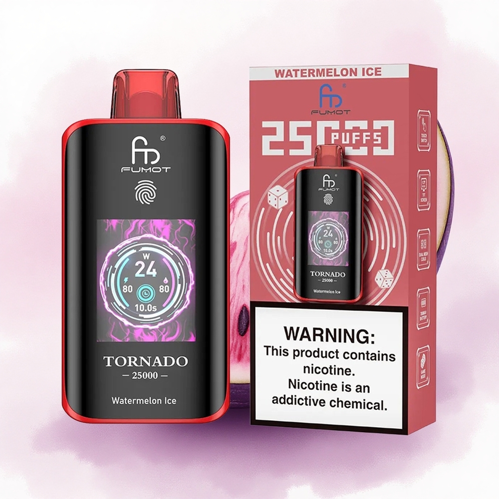 Fumot Tornado 25000 Puffs Pepene Gheata 700mAh 20ml 5 Nicotină
