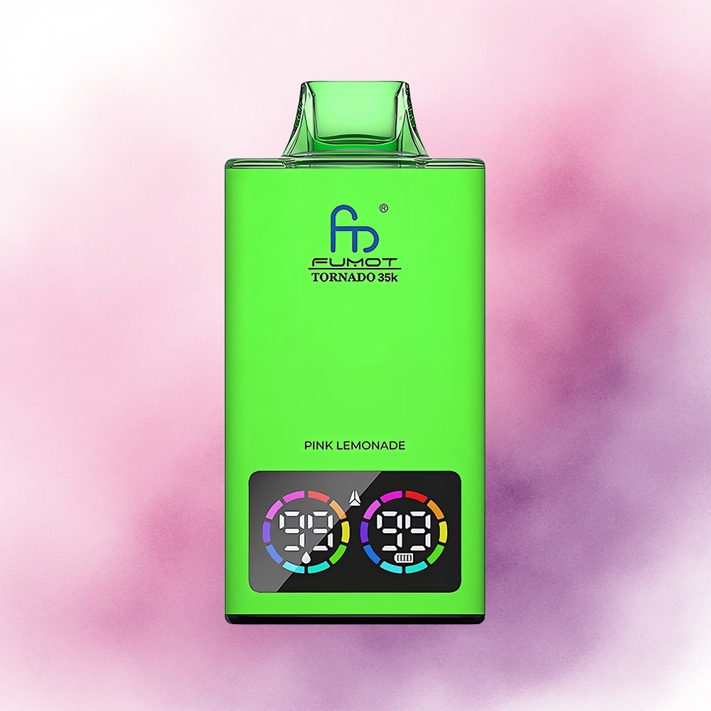 Fumot Tornado 35000 Puffs Limonadă Roz Dual Mesh 15ml 700mAh