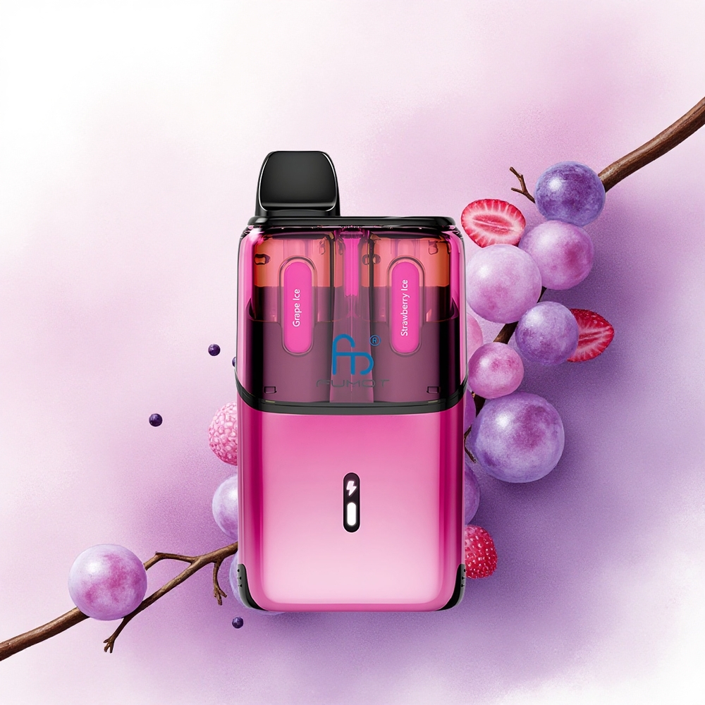 Fumot Ultra T32000 Puffs Gheață de Struguri - Gheață de Căpșuni cu 20mg Nicotină și 800mAh