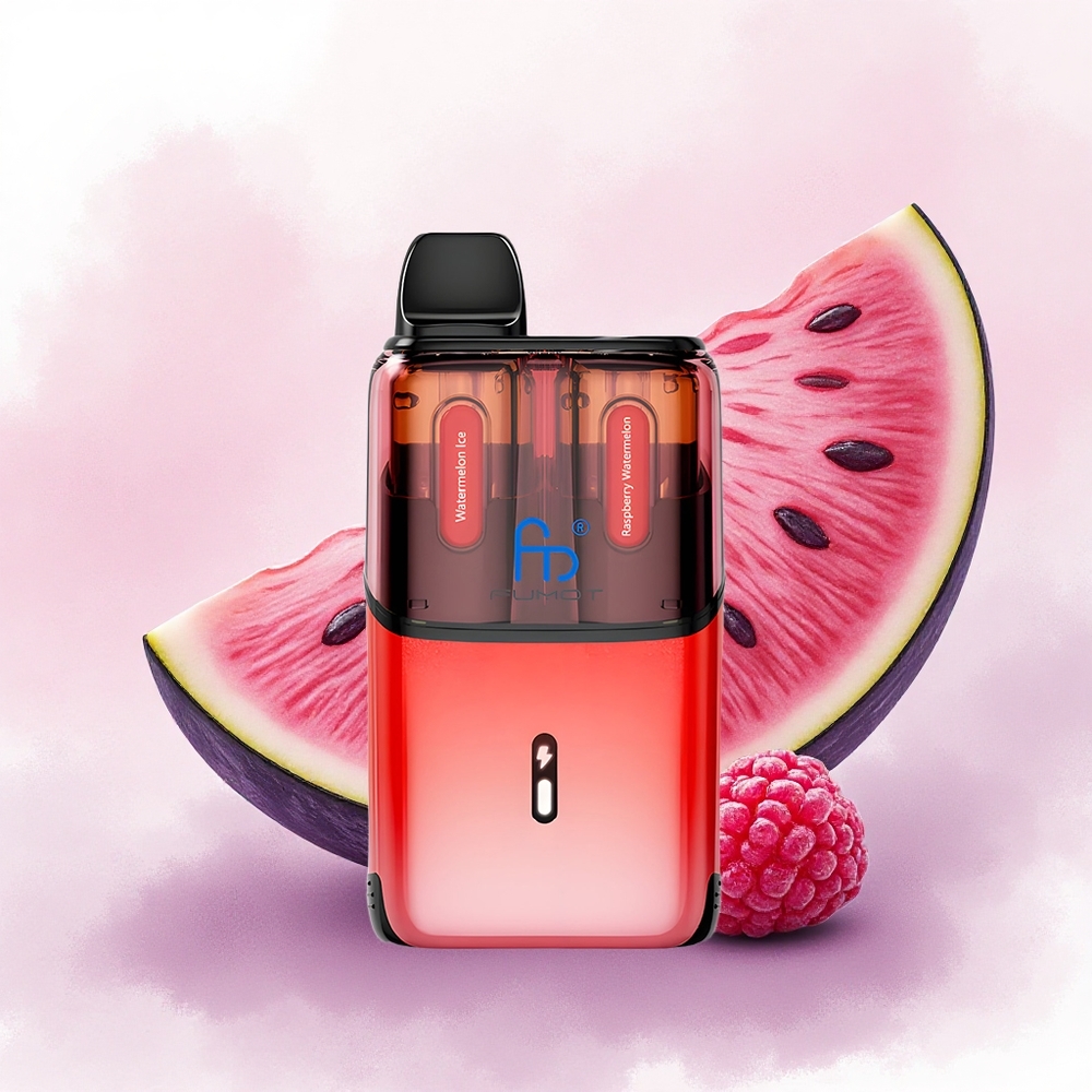 Fumot Ultra T32000 Puffs Pepene Roșu Zmeură cu 20mg Nicotină și 800mAh