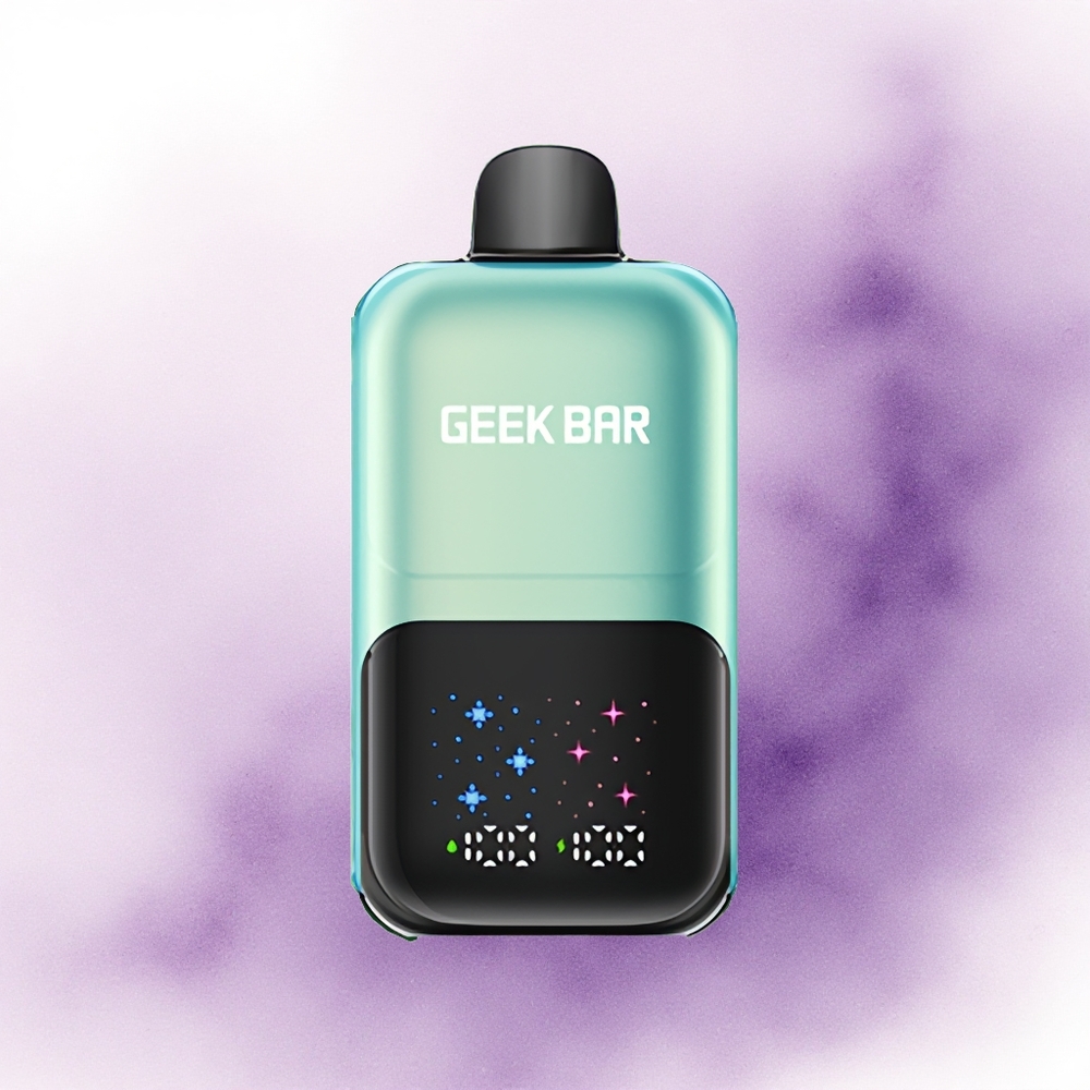 GEEK BAR 2GO 20ml 50000 Puffs Mentă Rece Gheață cu Ecran Interactiv și Baterie Reîncărcabilă