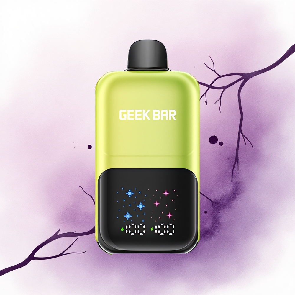 GEEK BAR 2GO 20ml 50000 Puffs Măr Acidulat Gheață cu Ecran Interactiv și 5 Nicotină