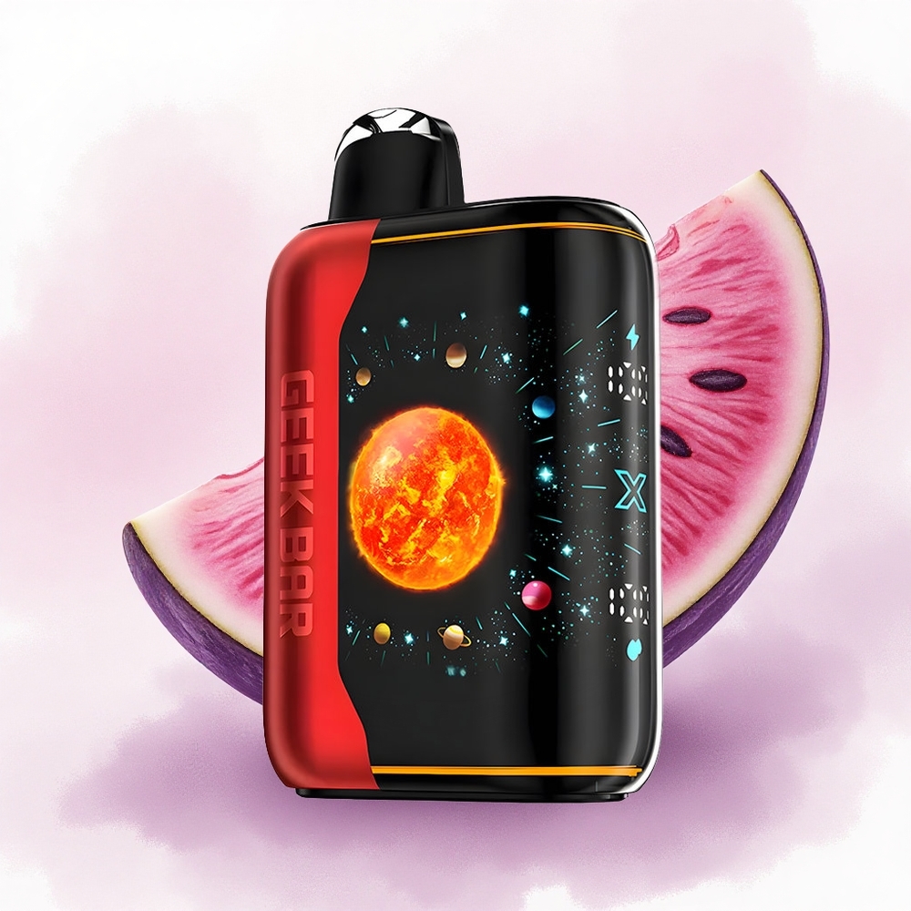 GEEK BAR Platinum Edition 25000 Puffs Pepene Gheață cu 2 nicotină și Dual Mesh Coil