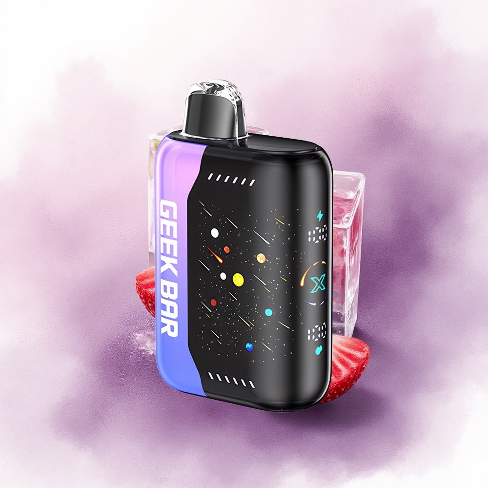 GEEK BAR Pulse X 42K Puffs Meteor Edition Capsuni Kiwi Gheață Dual Mesh Coil 820mAh
