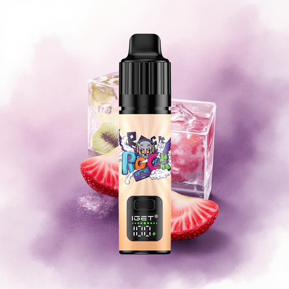 IGET BAR PLUS S3 POD 10000 Puffs Capsuni Kiwi Gheață cu Nicotină 5 și Baterie 950 mAh