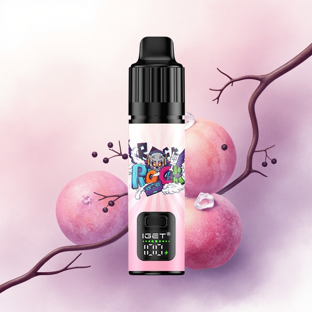 IGET BAR PLUS S3 POD 10000 Puffs Piersic Litchi Lime Gheață cu Nicotină 5 și Baterie 950 mAh