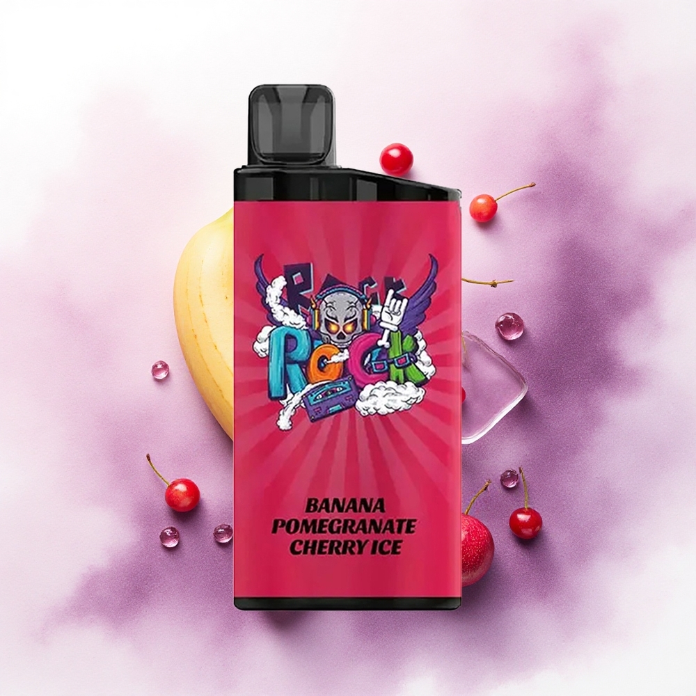 IGET Bar 3500 Puffs Banană Rodie Cireșă Gheață cu Baterie 1400 mAh și Bobină 12 Ohm
