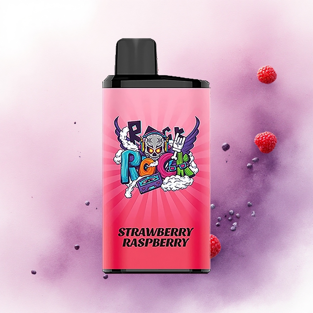 IGET Bar Pro 10000 Puffs Căpșuni Zmeură cu Baterie 2000 mAh și Greutate 93 g