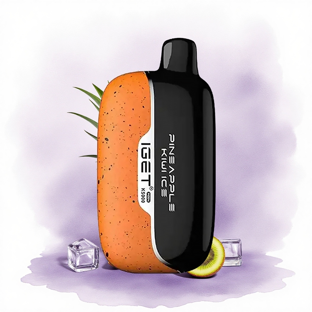 IGET Moon K5000 Puffs Ananas Kiwi Gheață 5000 Pufuri 815g PC Mesh 135 Ohm