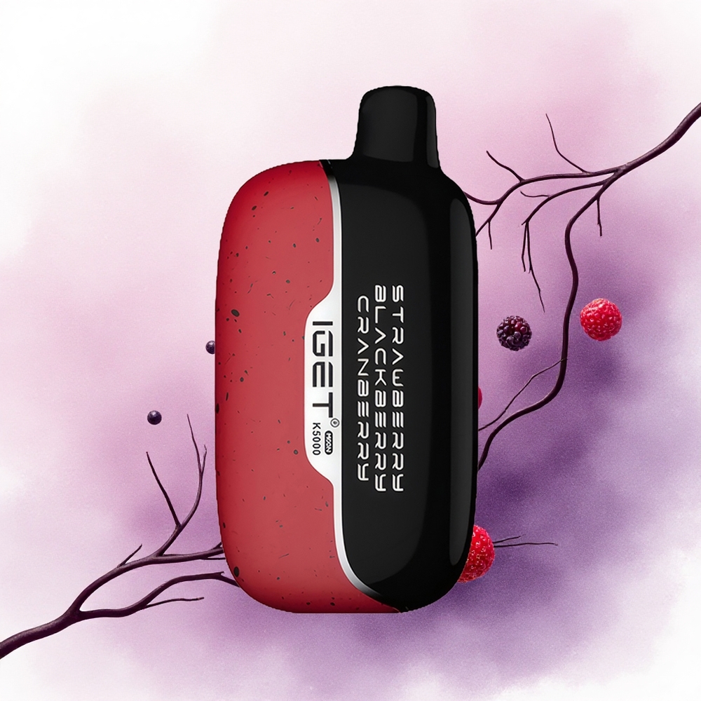 IGET Moon K5000 Puffs Capsuni Mure Coacăze PC 135 Ohm 815g