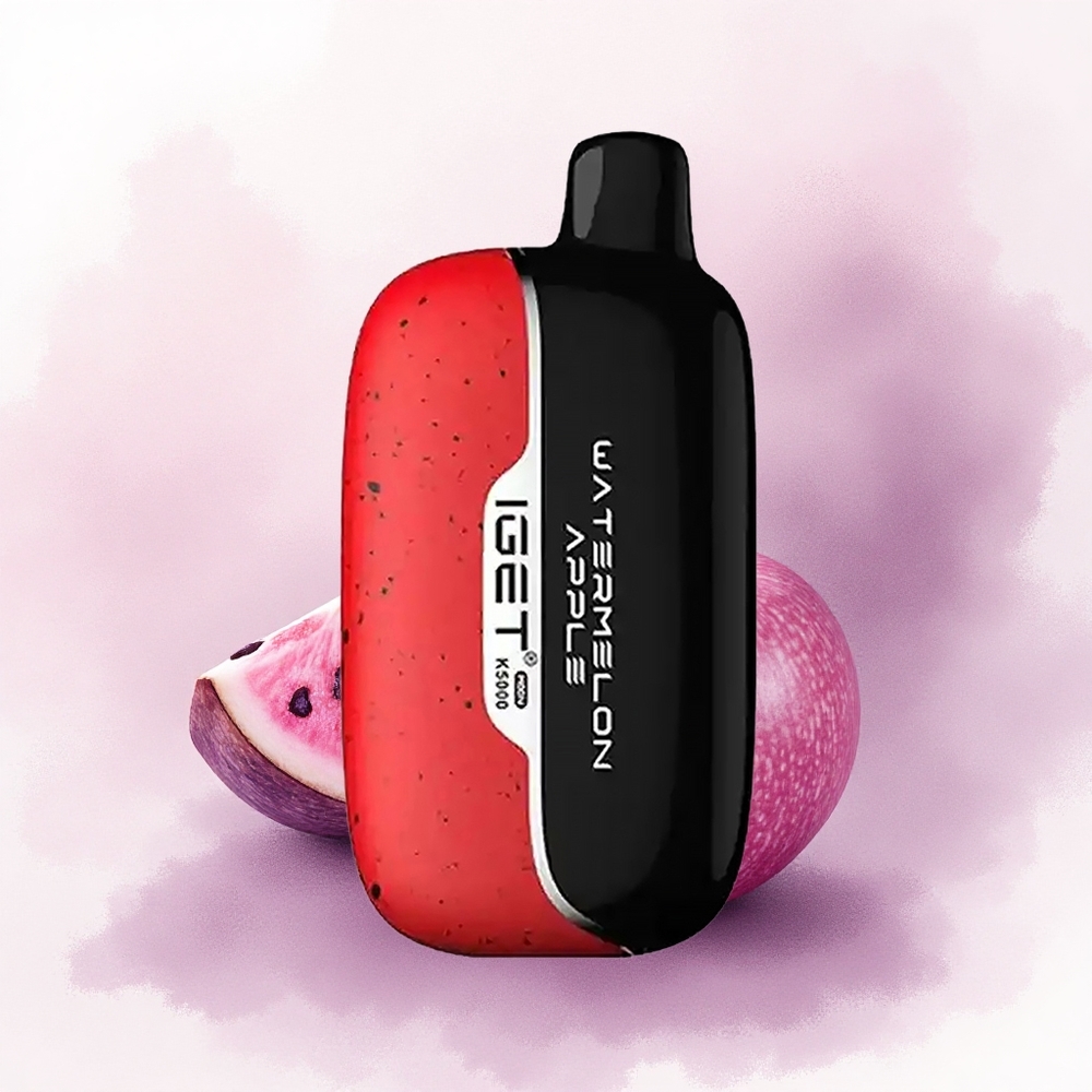IGET Moon K5000 Puffs Pepene Măr PC 815g Mesh Coil 135 Ohm
