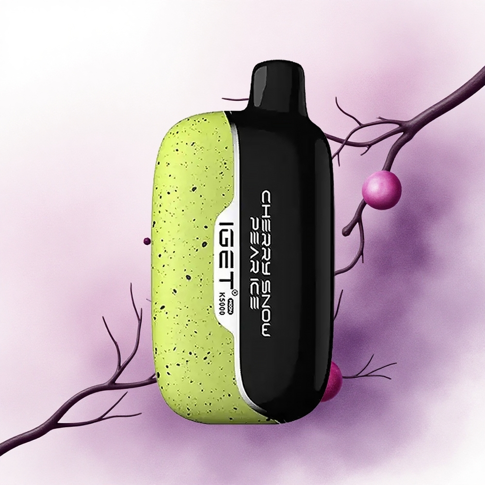 IGET Moon K5000 Puffs Păr de Zăpadă Cireș Gheață PC 815g Mesh Coil 135 Ohm