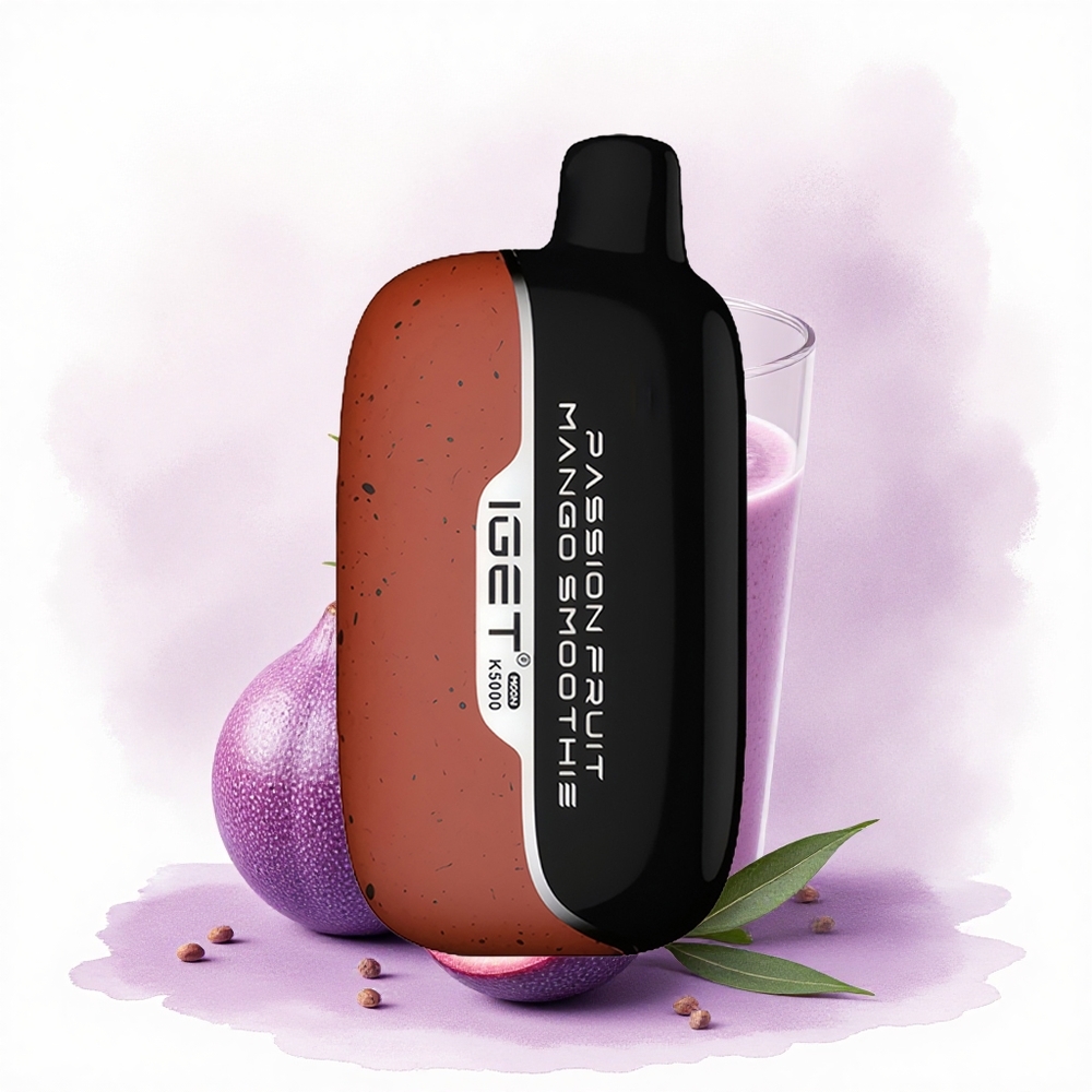 IGET Moon K5000 Puffs Smoothie de Fructul Pasiunii și Mango cu 5000 Pufuri și 135 Ohm