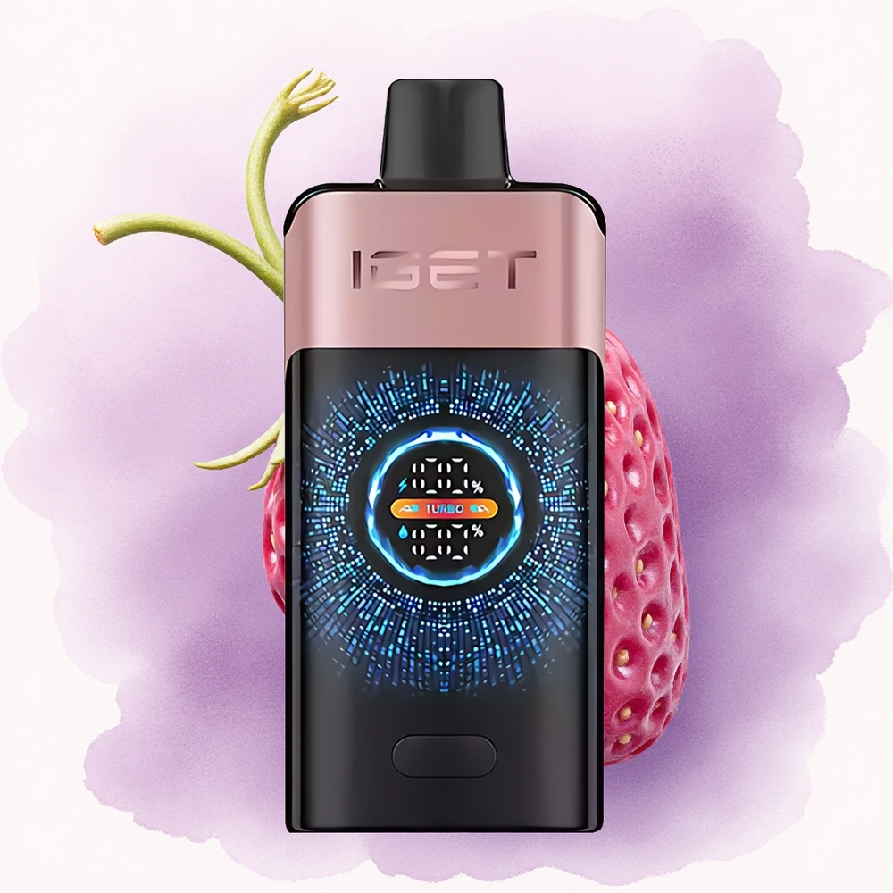 IGET ONE 12000 Puffs Bomboană de Căpșuni Dual Mesh 06 ohm
