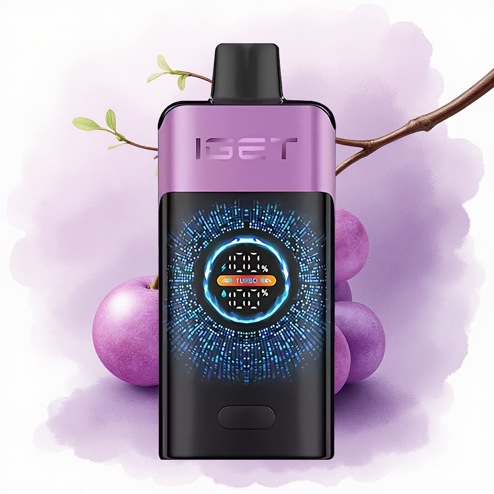 IGET ONE 12000 Puffs Chupa Chups Strugure cu 2700 mAh și 06 ohm Dual Mesh Coil