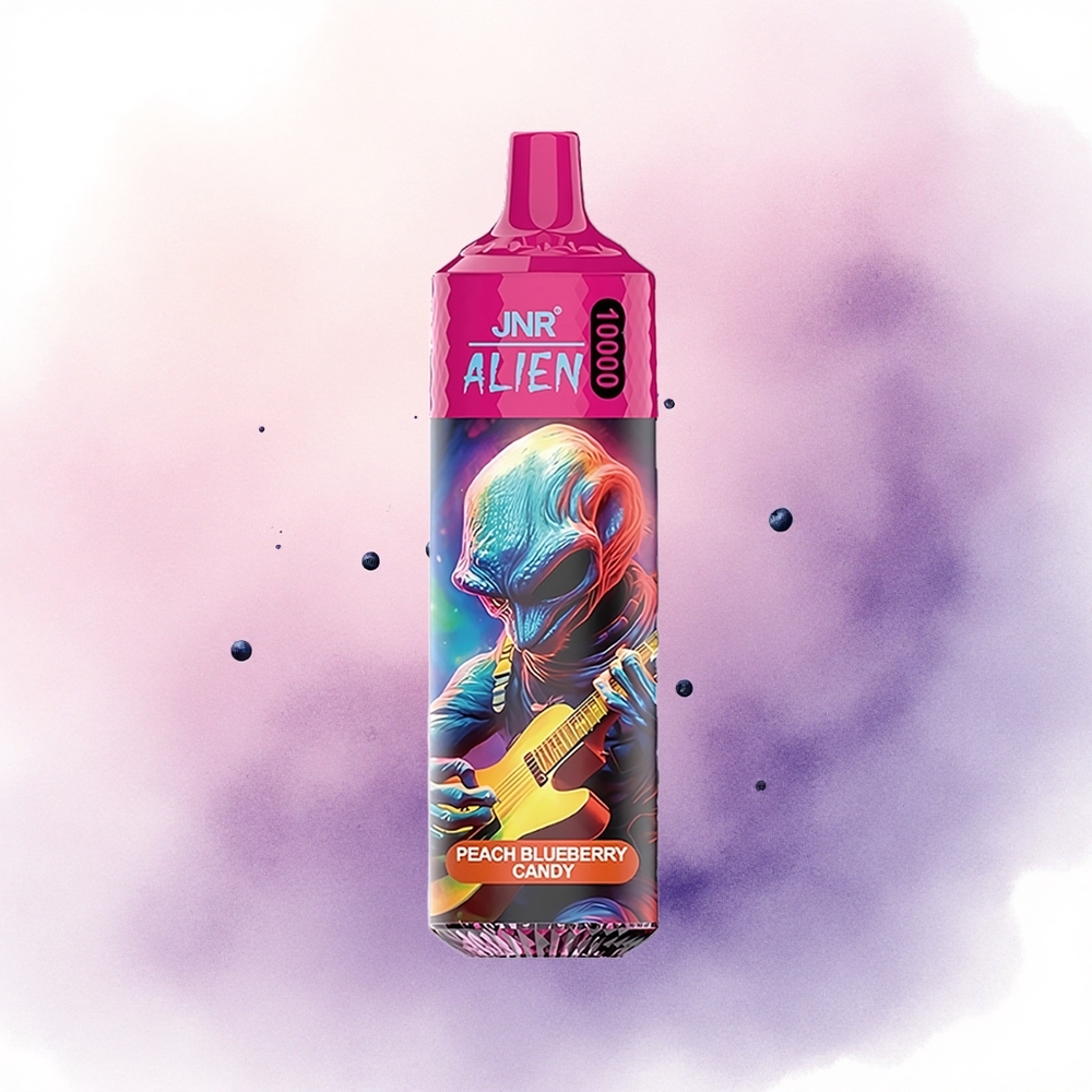JNR Alien 10000 Bomboană Pesche Afine cu 850mAh și 20ml E-lichid