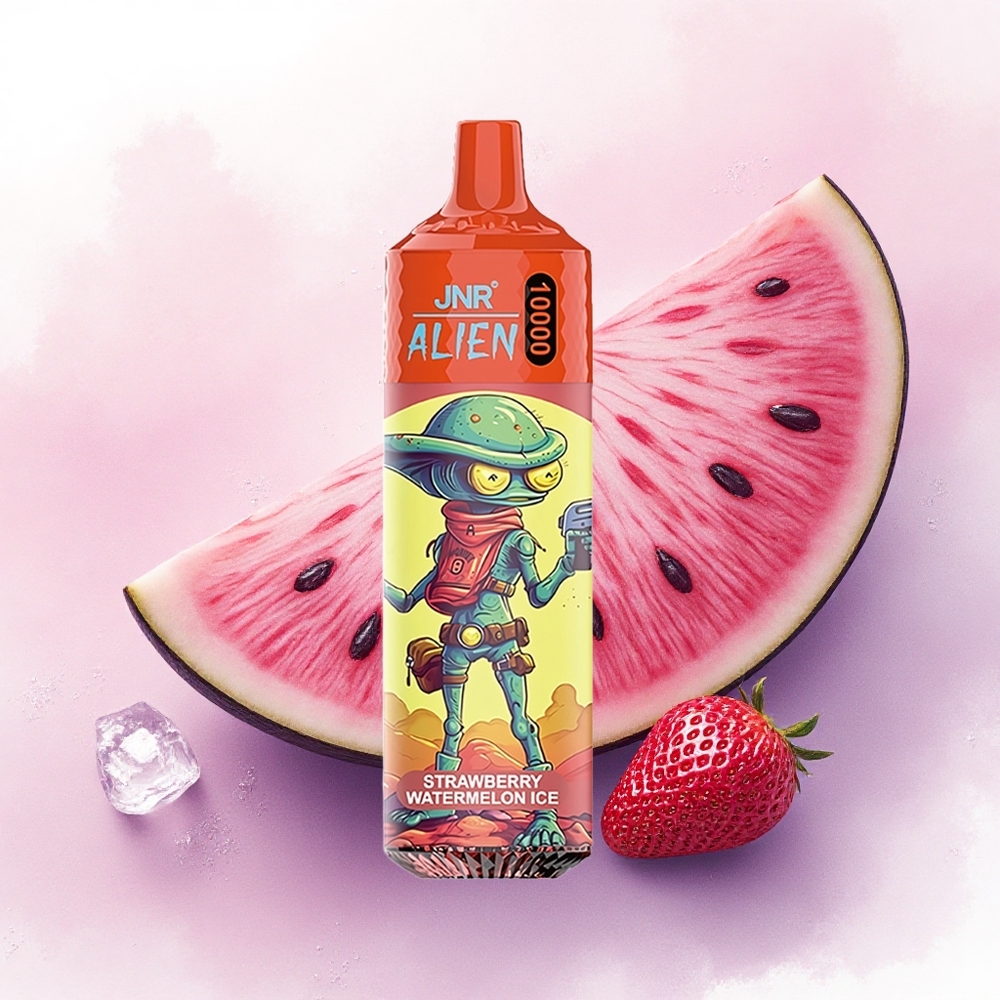 JNR Alien 10000 Căpșună Pepene Verde Led RGB 850mAh Tip-C 20ml