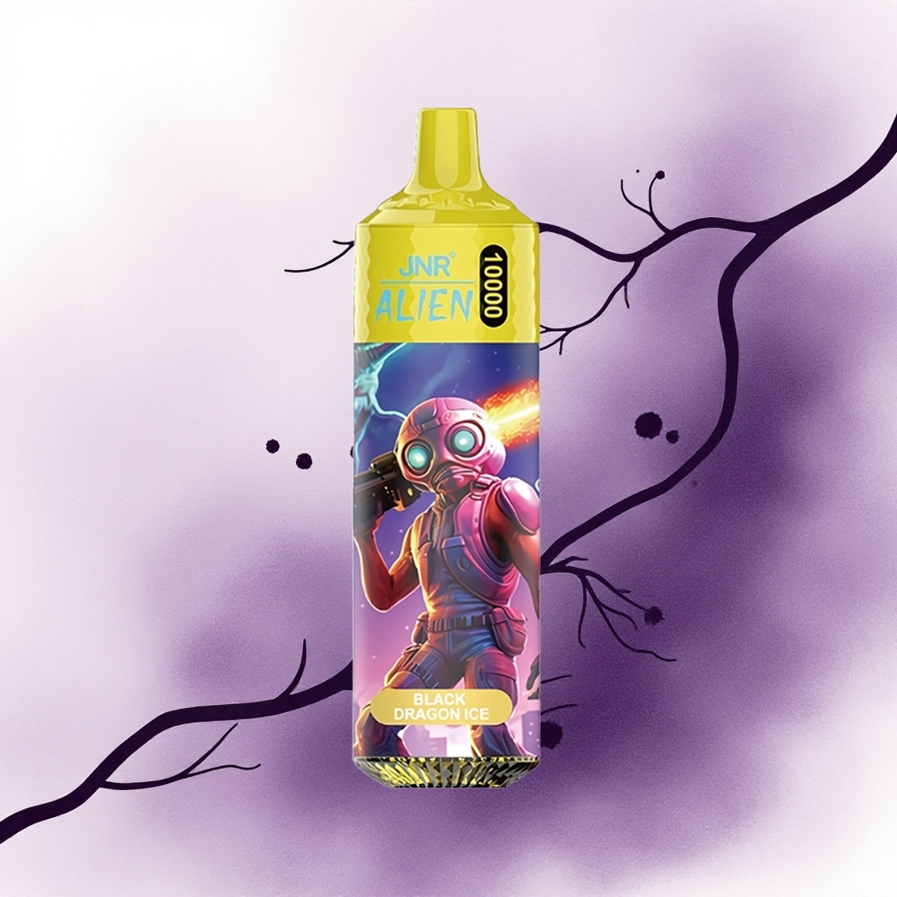 JNR Alien 10000 Dragonul Negru Gheață - 850mAh LED RGB 20ml Lichid
