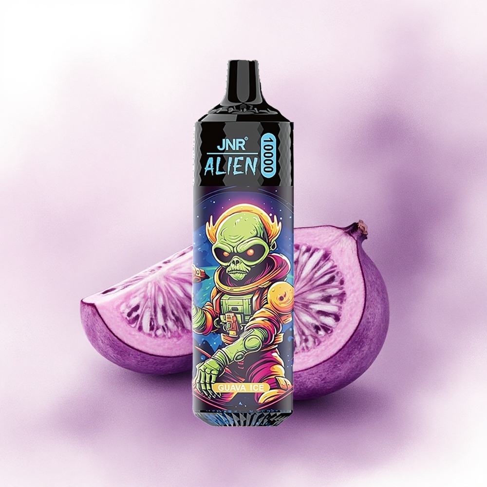 JNR Alien 10000 Gheață de Guava cu LED RGB și 20ml E-lichid
