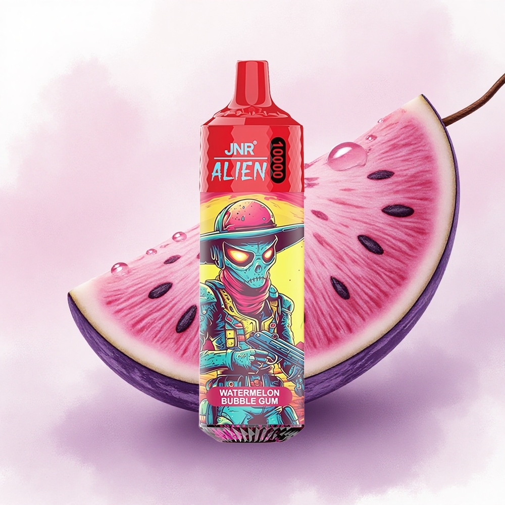 JNR Alien 10000 Gumă de mestecat pepene LED 850mAh 12 Ohm