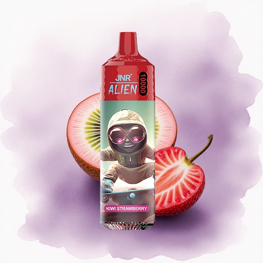 JNR Alien 10000 Kiwi Căpșuni 850mAh LED
