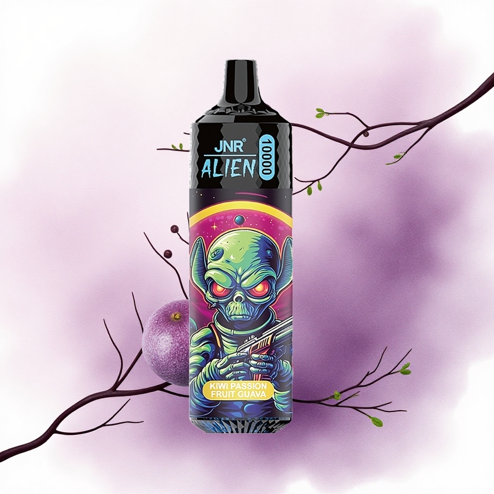JNR Alien 10000 Kiwi Măcie Guava cu Baterie 850mAh și LED RGB