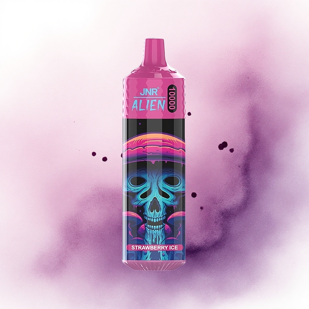 JNR Alien 10000 Înghețată de Căpșuni cu 850mAh și LED RGB