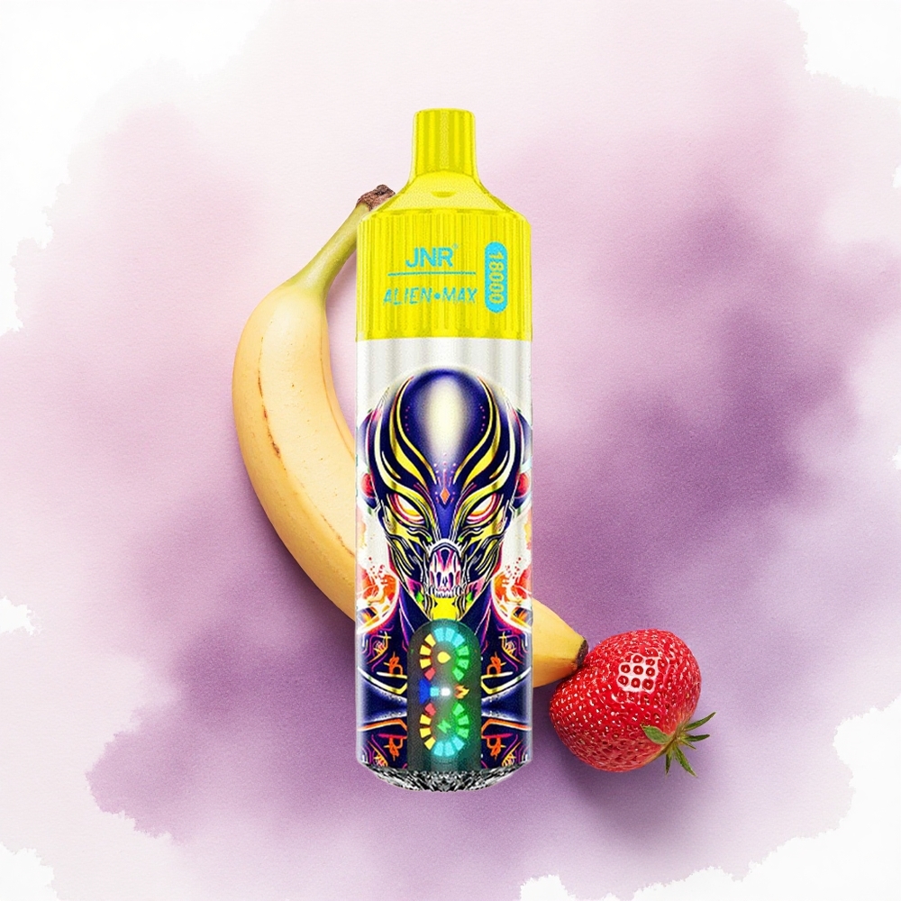 JNR Alien Max 18000 Căpșună Banană Dual Mesh 850mAh Nicotină 5