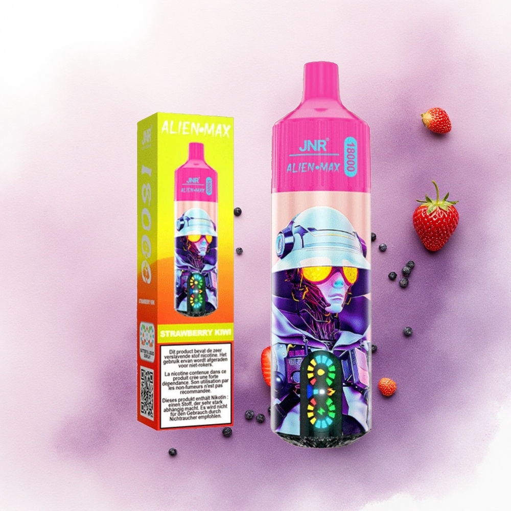 JNR Alien Max 18000 Căpșună Kiwi cu LED Inteligent și 850mAh