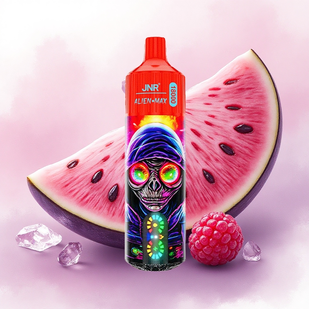 JNR Alien Max 18000 Zmeură Pepene Gheață Dual Mesh 850mAh
