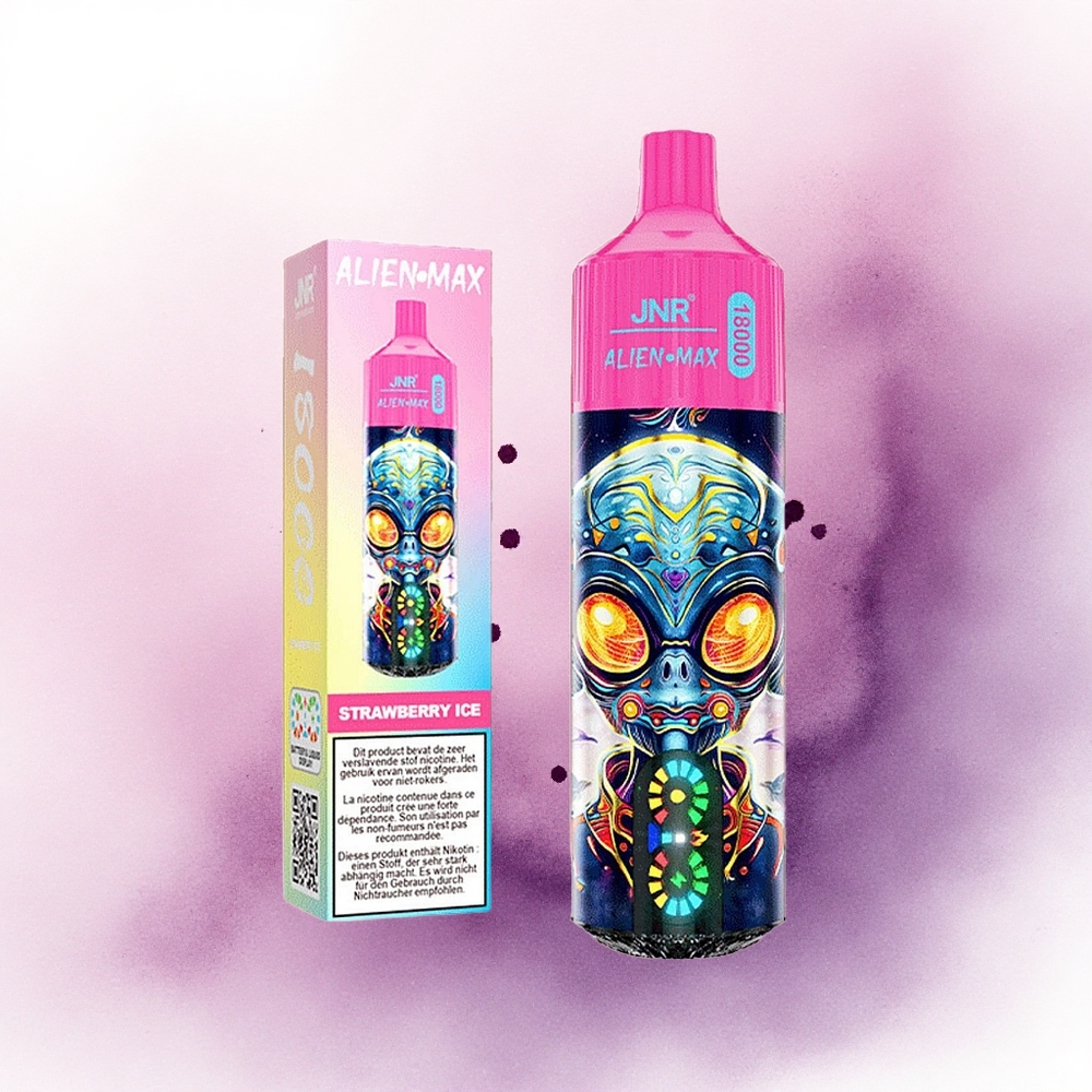 JNR Alien Max 18000 Înghețată de Căpșuni cu Dual Mesh și 850mAh