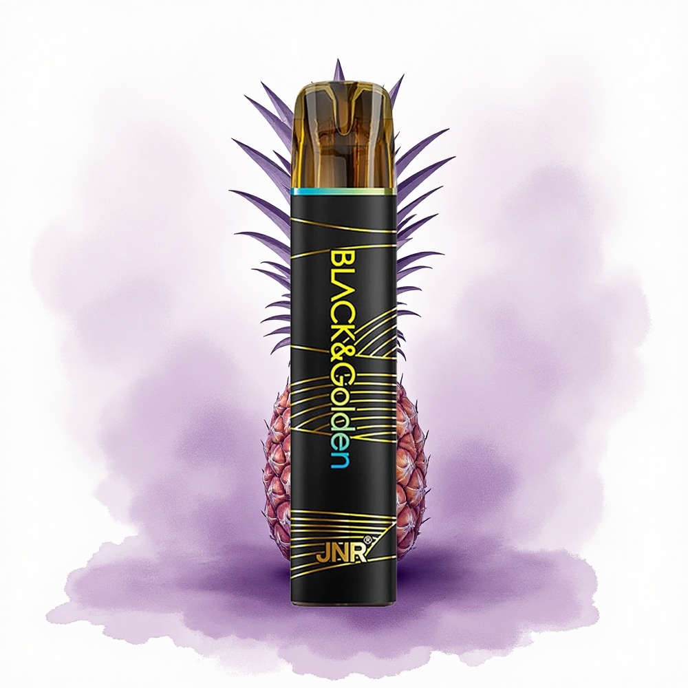 JNR BlackGolden 600+200 Ananas Gheață 550mAh 2ml Nicotină 2