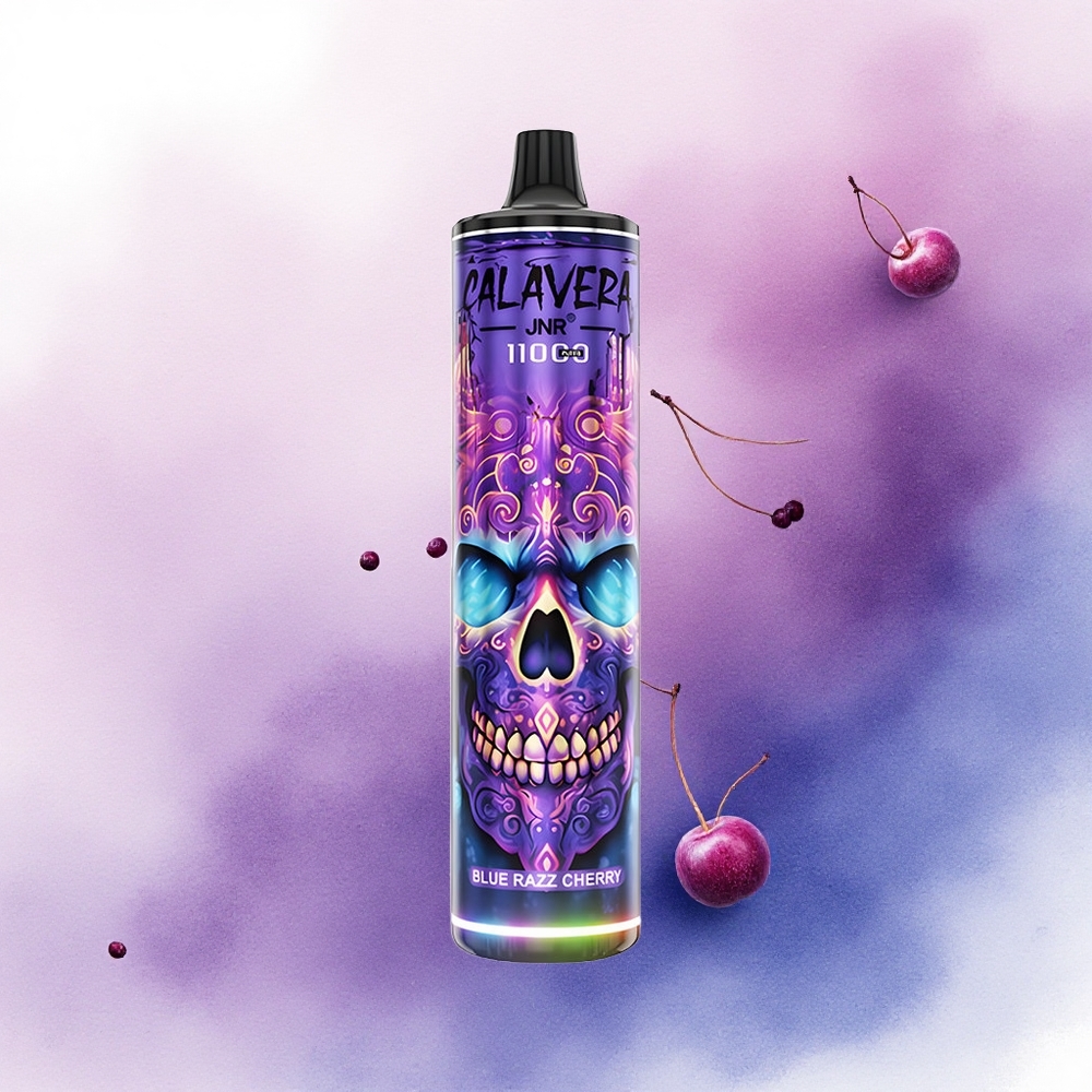JNR Calavera 11000 Cireașă Zmeură Albastră cu Baterie 850 mAh și Conținut de Nicotină 5