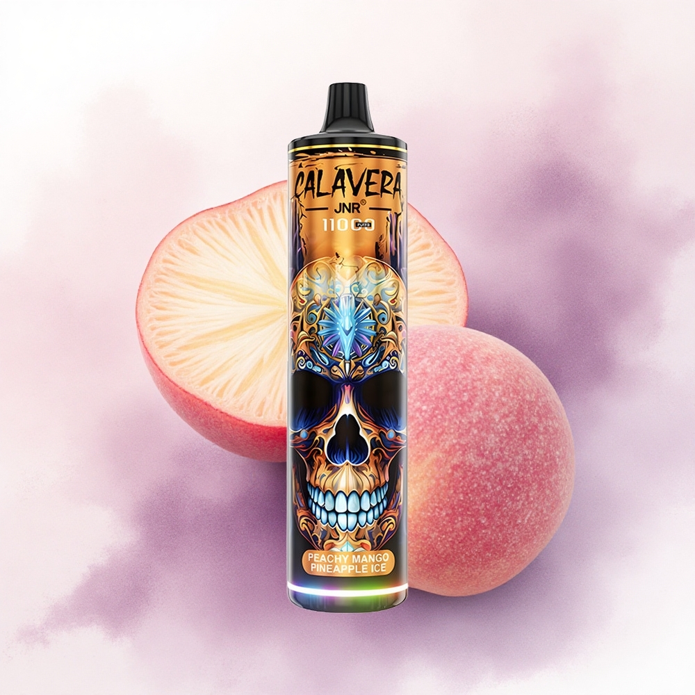 JNR Calavera 11000 Piersic Mango Ananas Gheață cu 850 mAh și 5 Nicotină