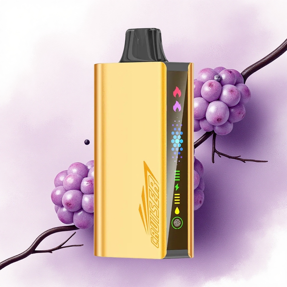 JNR Cruiser 12000 Zmeură Neagră Gheață cu Baterie 3500 mAh și Nicotină 50mg/mL
