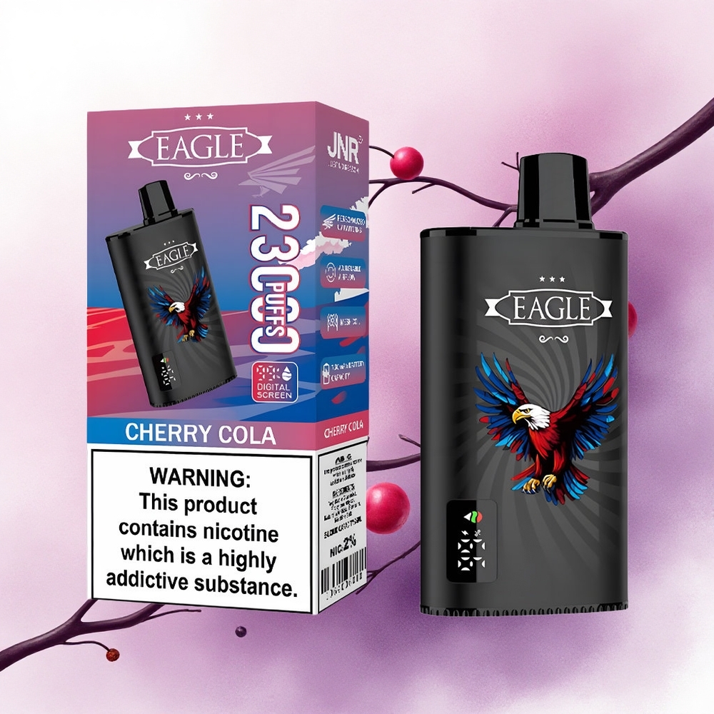 JNR EAGLE Smart 23000 Cherry Cola cu Ecran Digital și 750mAh