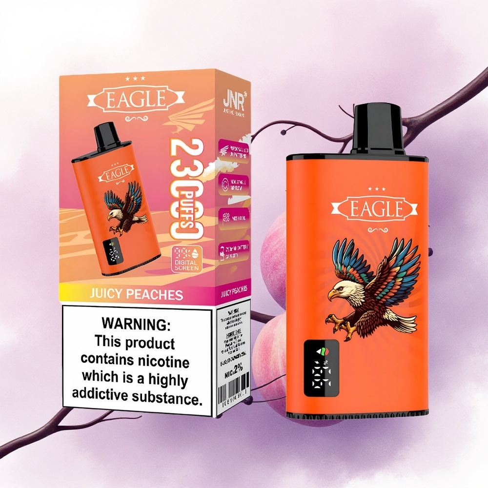 JNR EAGLE Smart 23000 Piersici Zemoase cu Ecran Digital și Baterie 750mAh
